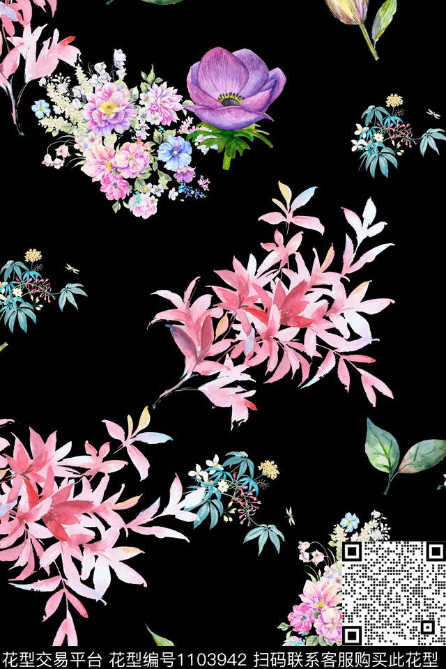 数码华亿平台小碎花满版散花数码印花华亿平台下载（图片编号: 1103942） - 瓦栏（Walan）