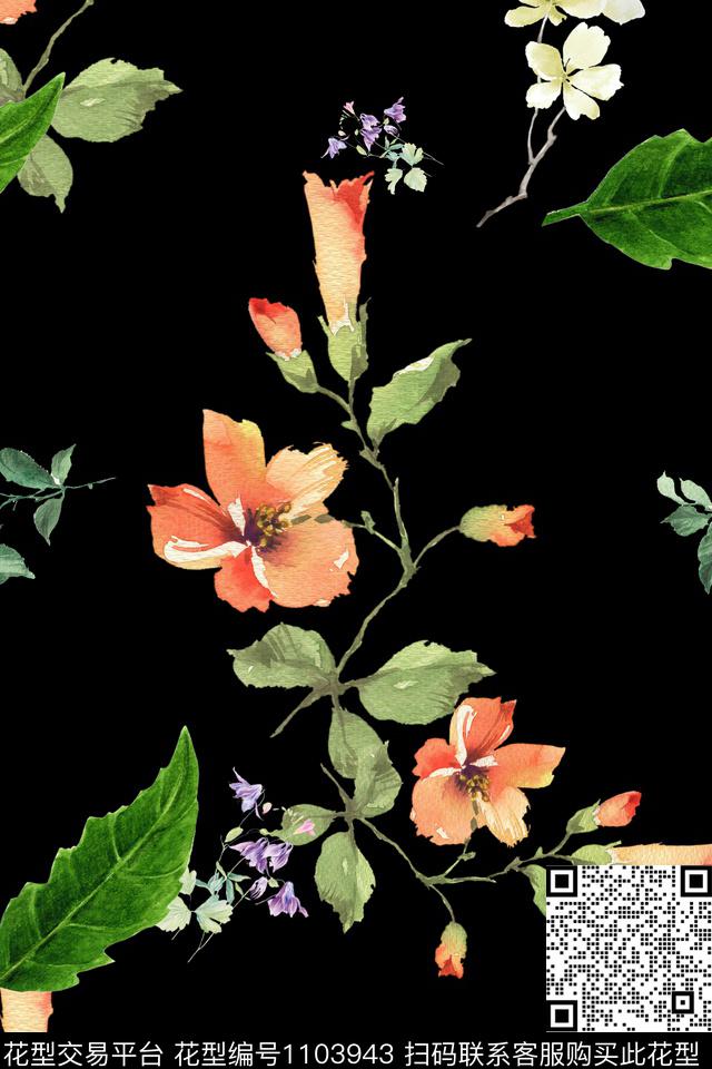 数码华亿平台小碎花满版散花数码印花华亿平台下载（图片编号: 1103943） - 瓦栏（Walan）