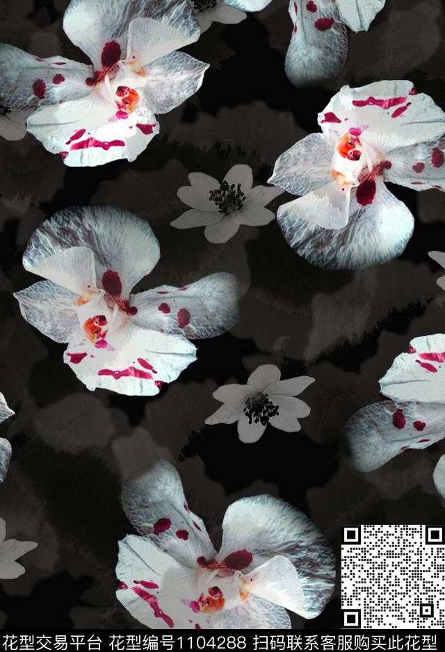 数码华亿平台底纹复古数码印花华亿平台下载（图片编号: 1104288） - 瓦栏（Walan）