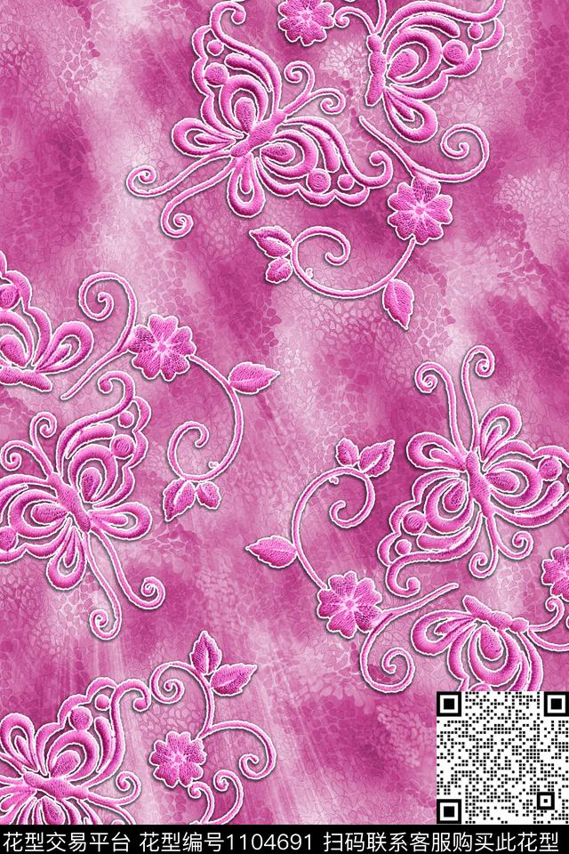 中老年素色素雅数码印花华亿平台下载（图片编号: 1104691） - 瓦栏（Walan）