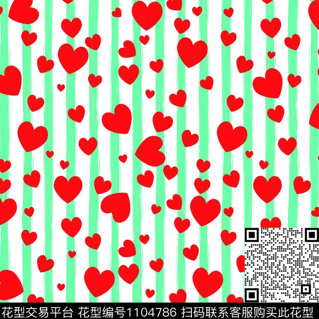 数码华亿平台少女几何传统印花华亿平台下载（图片编号: 1104786） - 瓦栏（Walan）