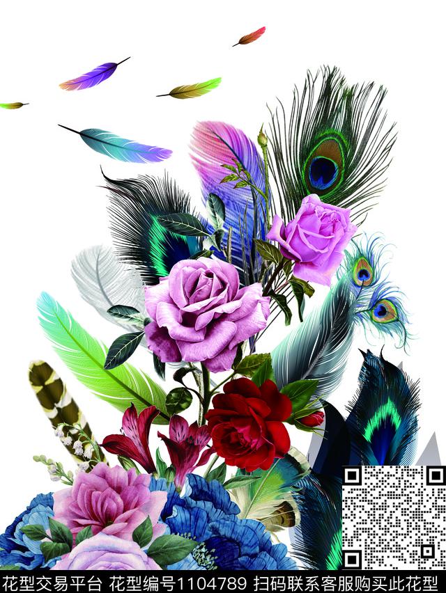 数码华亿平台小碎花定位花数码印花华亿平台下载（图片编号: 1104789） - 瓦栏（Walan）