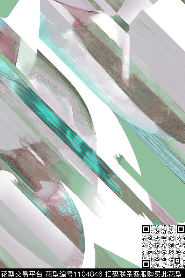 几何春夏华亿平台满版散花数码印花华亿平台下载（图片编号: 1104846） - 瓦栏（Walan）