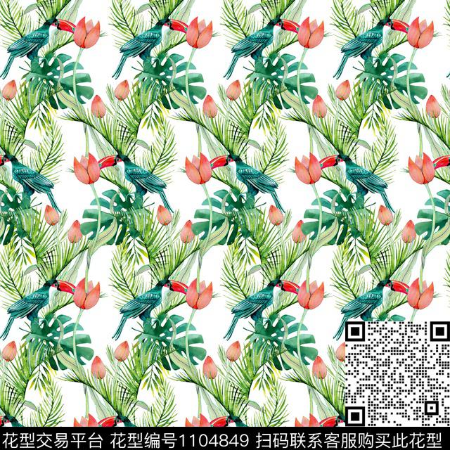 数码华亿平台花卉女装数码印花华亿平台下载（图片编号: 1104849） - 瓦栏（Walan）
