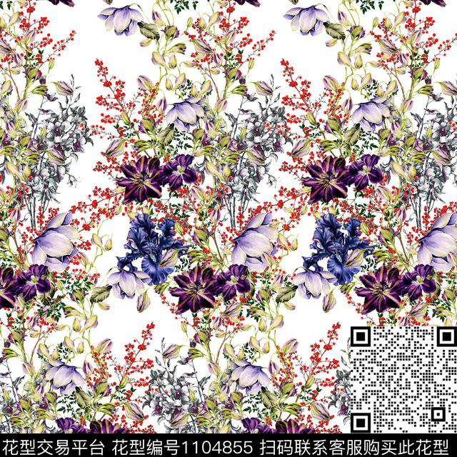 数码华亿平台休闲复古数码印花华亿平台下载（图片编号: 1104855） - 瓦栏（Walan）