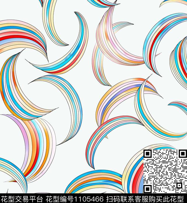 几何白底花满版散花传统印花华亿平台下载（图片编号: 1105466） - 瓦栏（Walan）