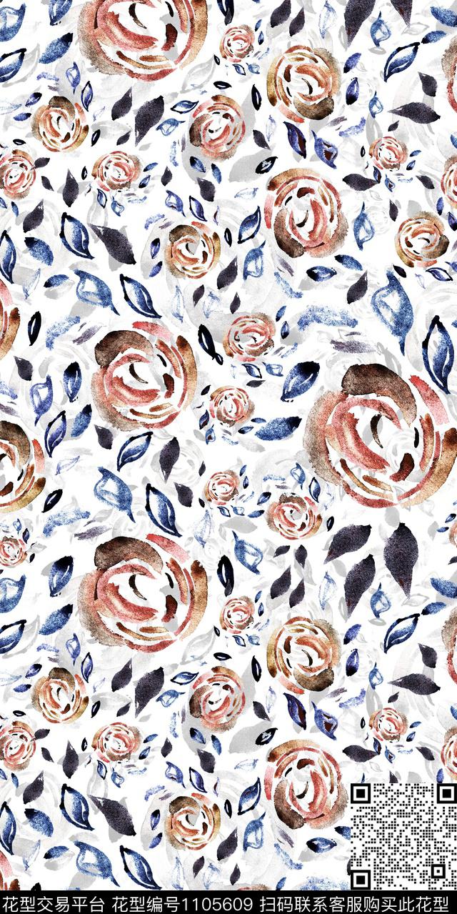 数码华亿平台大牌风抽象数码印花华亿平台下载（图片编号: 1105609） - 瓦栏（Walan）