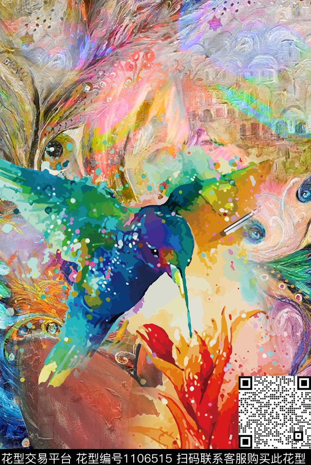 欧洲数码华亿平台定位花数码印花华亿平台下载（图片编号: 1106515） - 瓦栏（Walan）