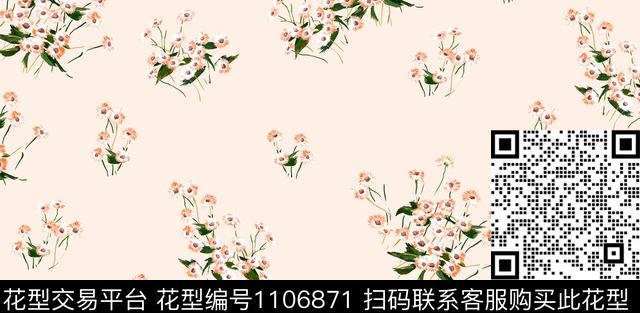 花卉数码华亿平台小碎花数码印花华亿平台下载（图片编号: 1106871） - 瓦栏（Walan）