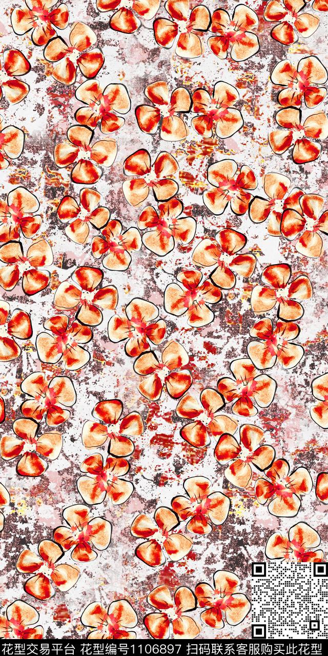 数码华亿平台大牌风民族风数码印花华亿平台下载（图片编号: 1106897） - 瓦栏（Walan）