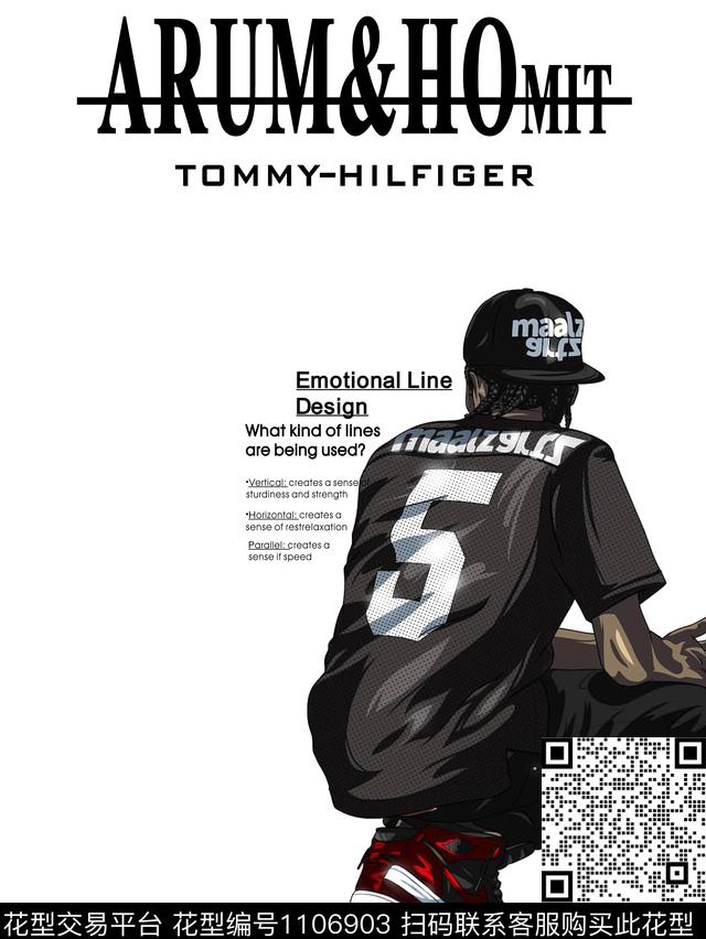 人物抽象潮牌数码印花华亿平台下载（图片编号: 1106903） - 瓦栏（Walan）