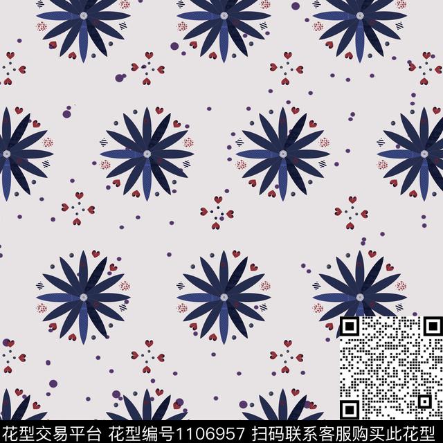 几何数码华亿平台复古数码印花华亿平台下载（图片编号: 1106957） - 瓦栏（Walan）