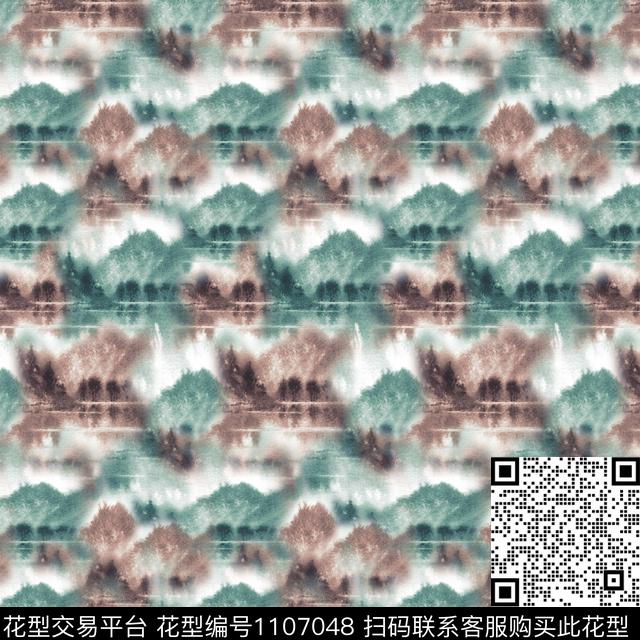 数码华亿平台复古女装数码印花华亿平台下载（图片编号: 1107048） - 瓦栏（Walan）