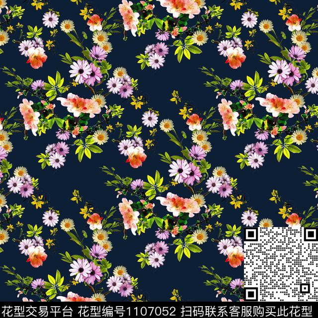 数码华亿平台复古休闲数码印花华亿平台下载（图片编号: 1107052） - 瓦栏（Walan）