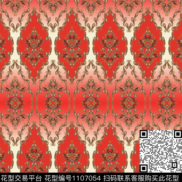 数码华亿平台复古休闲数码印花华亿平台下载（图片编号: 1107054） - 瓦栏（Walan）