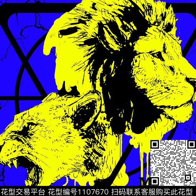 男装定位花绘画传统印花华亿平台下载（图片编号: 1107670） - 瓦栏（Walan）