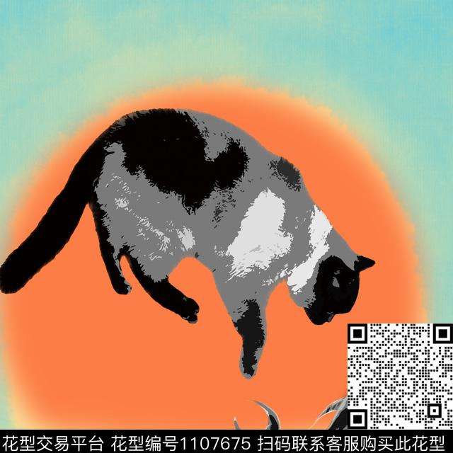 定位花女装绘画传统印花华亿平台下载（图片编号: 1107675） - 瓦栏（Walan）