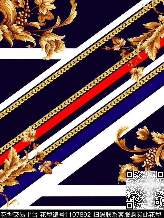 男装宫廷风大牌风数码印花华亿平台下载（图片编号: 1107892） - 瓦栏（Walan）