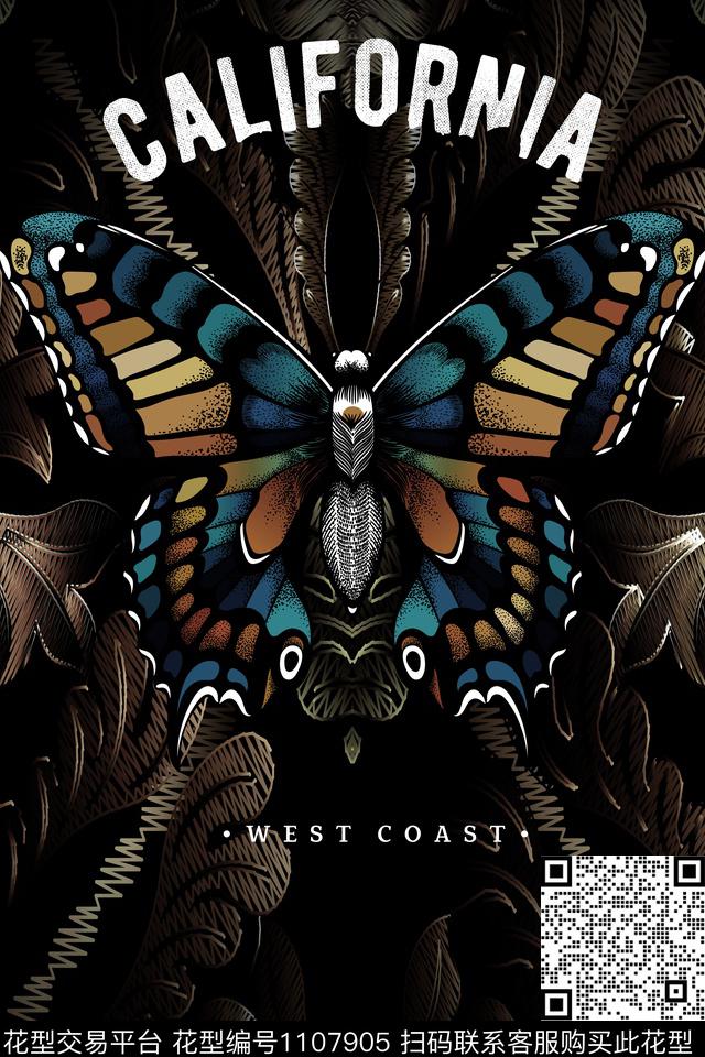 男装趣味动物数码印花华亿平台下载（图片编号: 1107905） - 瓦栏（Walan）