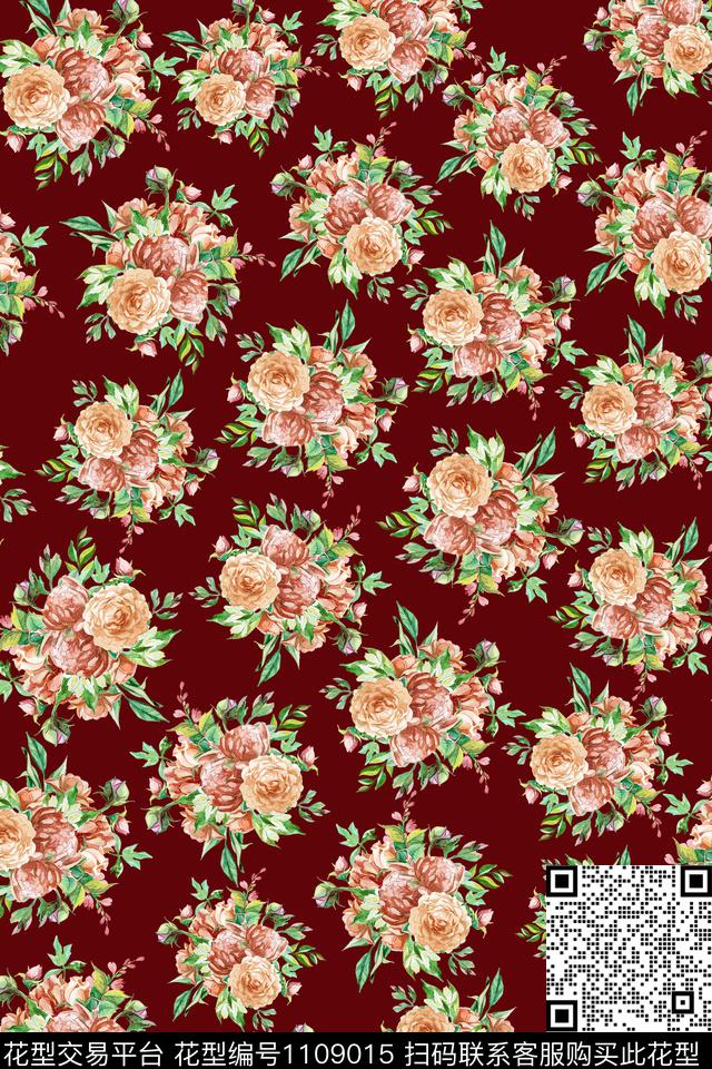 大牌风民族风数码华亿平台数码印花华亿平台下载（图片编号: 1109015） - 瓦栏（Walan）