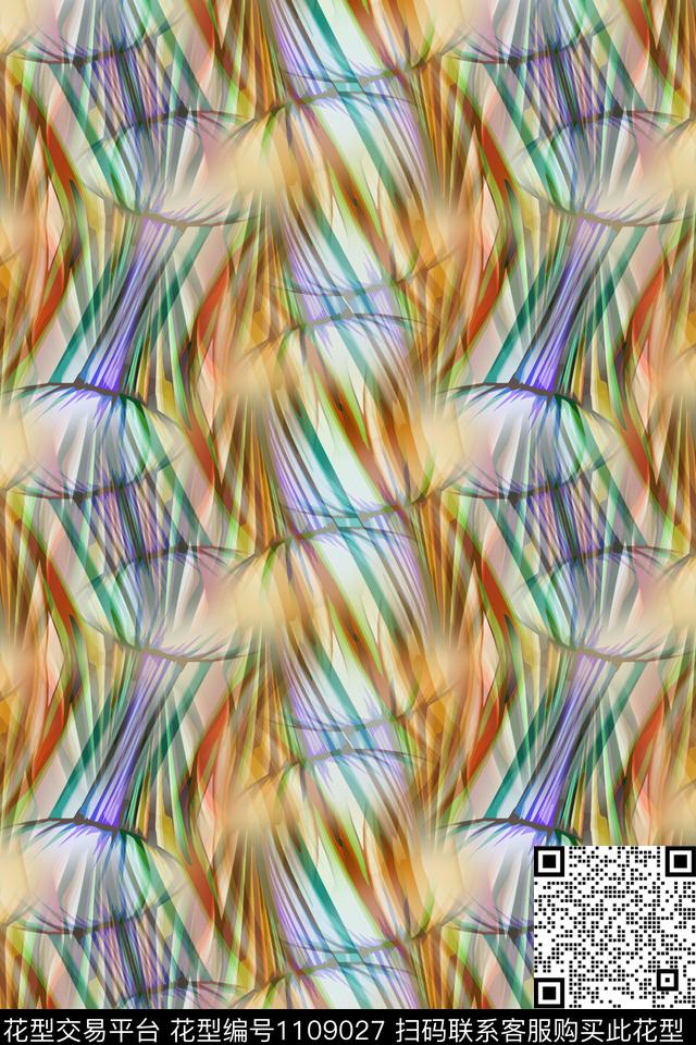 男装休闲花卉径庭迷彩手绘涂鸦图案数码印花华亿平台下载（图片编号: 1109027） - 瓦栏（Walan）