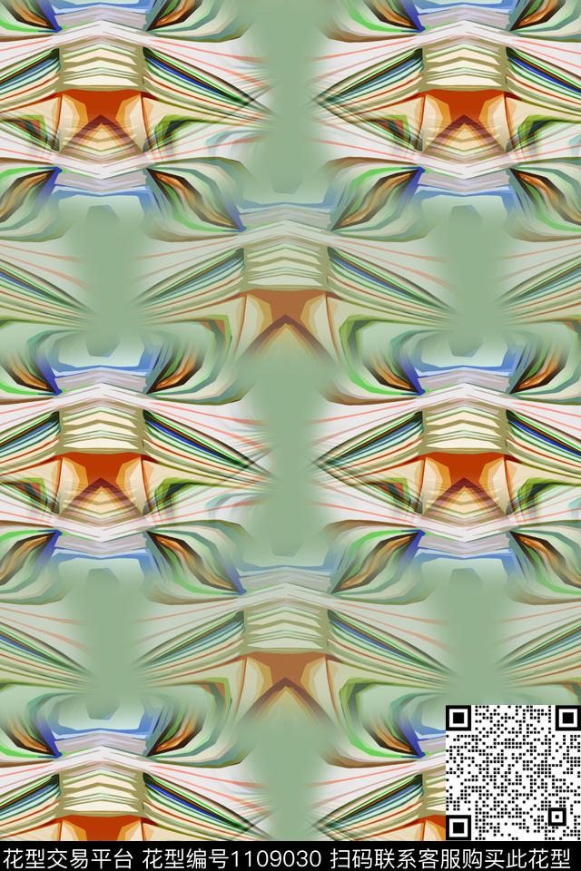 男装休闲花卉径庭迷彩条纹混搭手绘数码印花华亿平台下载（图片编号: 1109030） - 瓦栏（Walan）