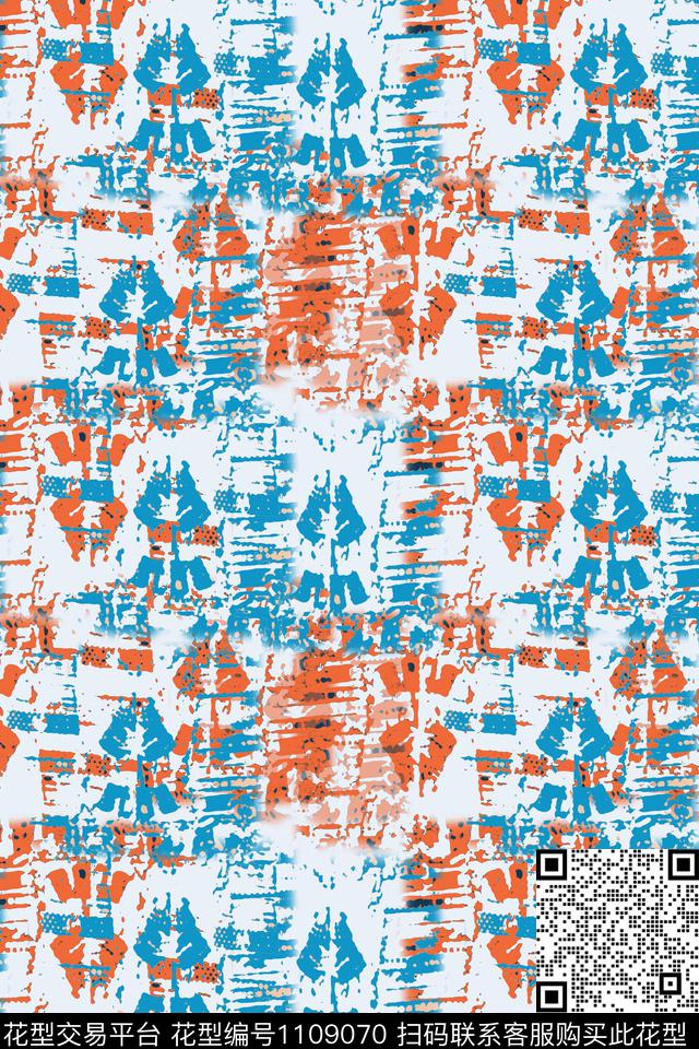 男装休闲花卉径庭迷彩抽象传统印花华亿平台下载（图片编号: 1109070） - 瓦栏（Walan）
