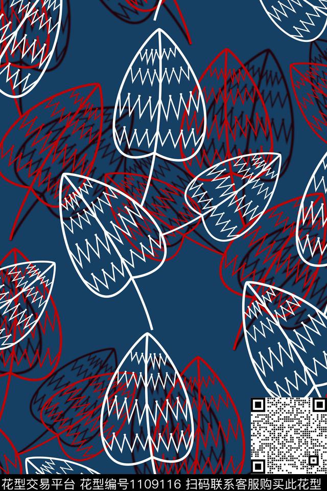 大牌风花卉休闲传统印花华亿平台下载（图片编号: 1109116） - 瓦栏（Walan）