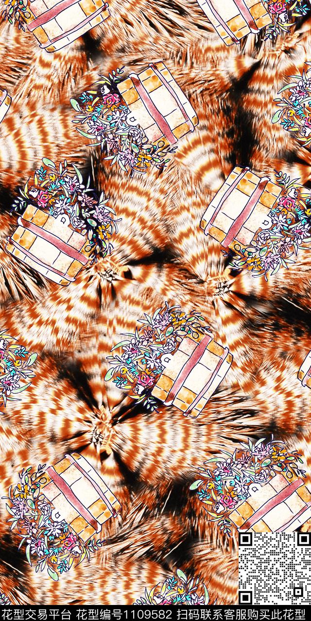 大牌风民族风数码华亿平台数码印花华亿平台下载（图片编号: 1109582） - 瓦栏（Walan）