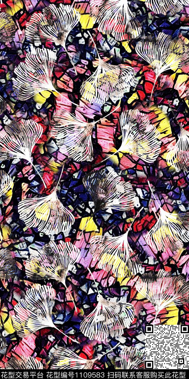 大牌风民族风数码华亿平台数码印花华亿平台下载（图片编号: 1109583） - 瓦栏（Walan）