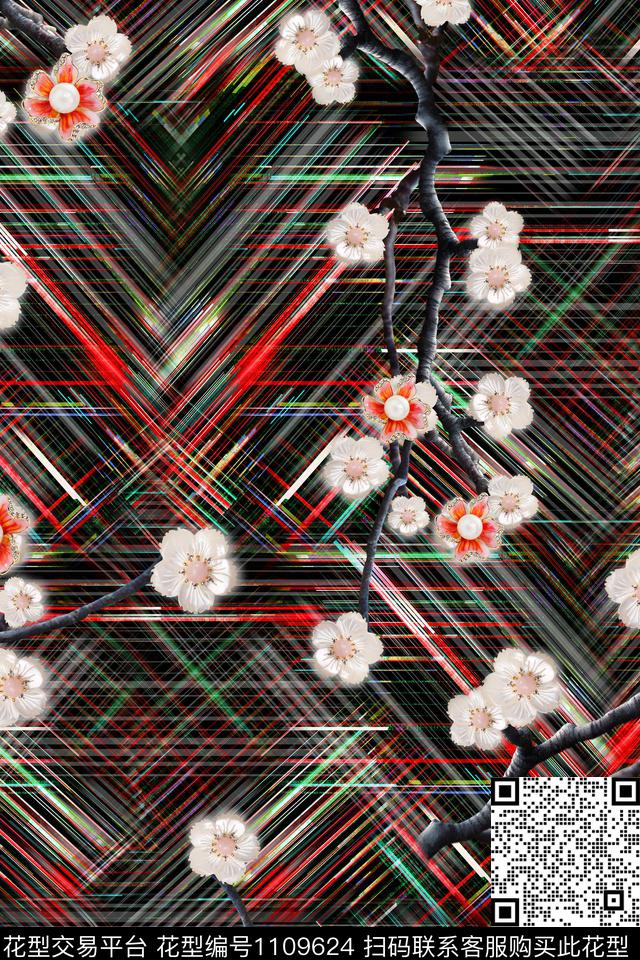 花卉肌理数码华亿平台数码印花华亿平台下载（图片编号: 1109624） - 瓦栏（Walan）