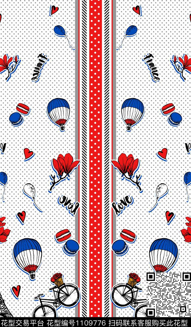 大牌风定位花欧美传统印花华亿平台下载（图片编号: 1109776） - 瓦栏（Walan）