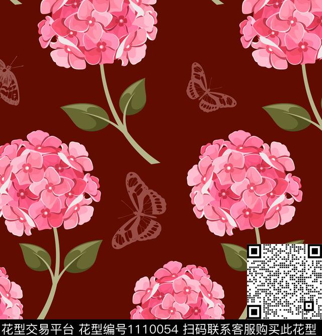 民族风女装花卉数码印花华亿平台下载（图片编号: 1110054） - 瓦栏（Walan）