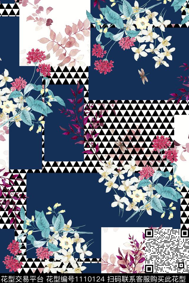 创意欧美年轻女性数码印花华亿平台下载（图片编号: 1110124） - 瓦栏（Walan）