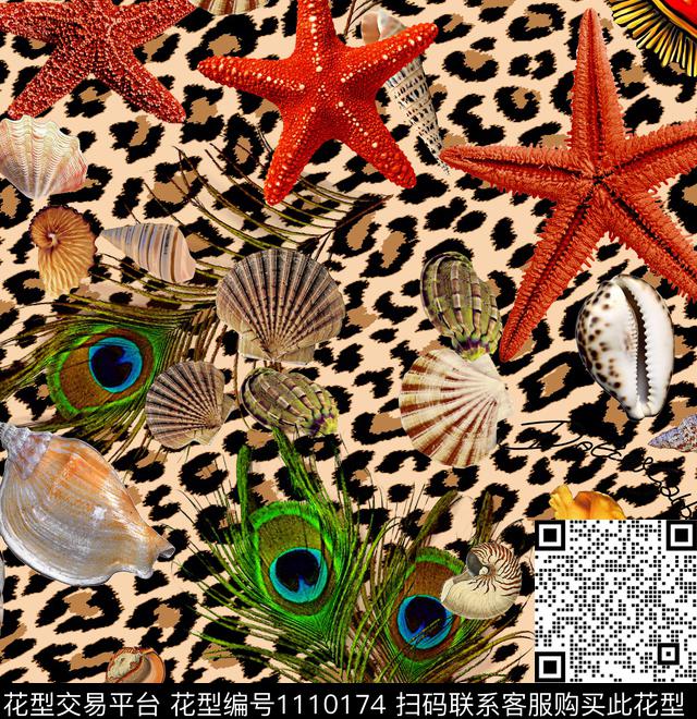 大牌风DOLCEGABBANA豹纹数码印花华亿平台下载（图片编号: 1110174） - 瓦栏（Walan）