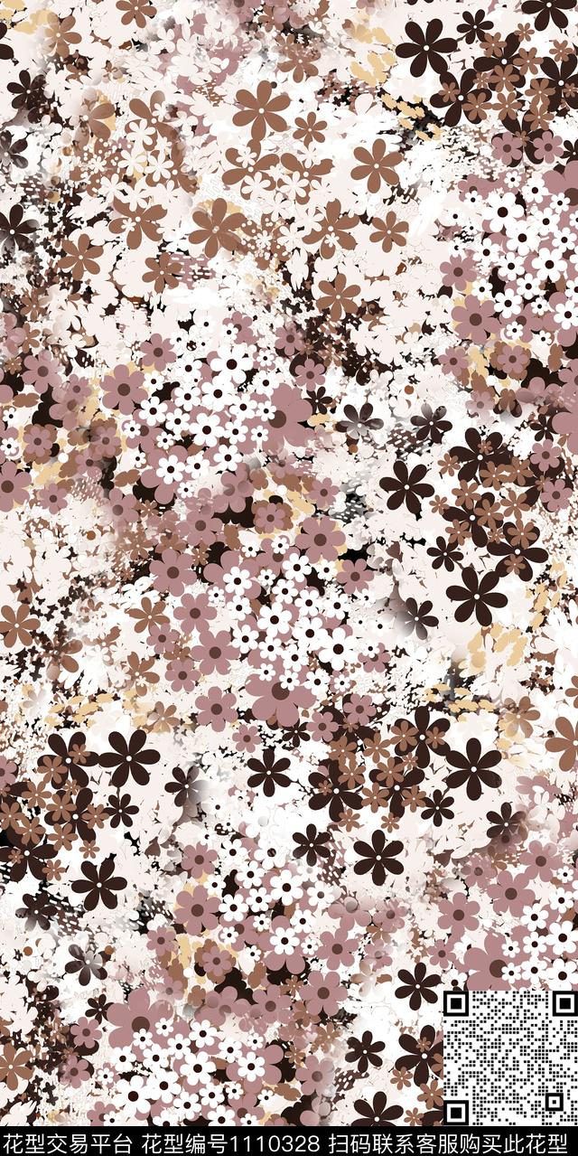 大牌风数码华亿平台花卉数码印花华亿平台下载（图片编号: 1110328） - 瓦栏（Walan）