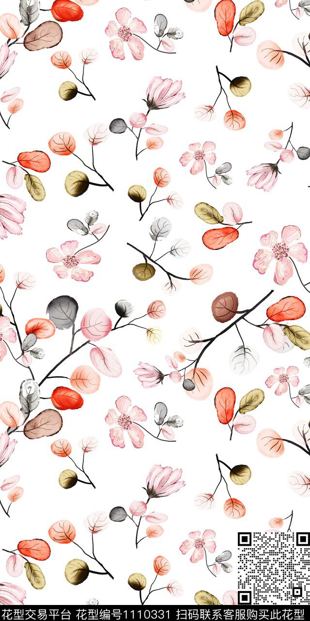 大牌风数码华亿平台花卉数码印花华亿平台下载（图片编号: 1110331） - 瓦栏（Walan）