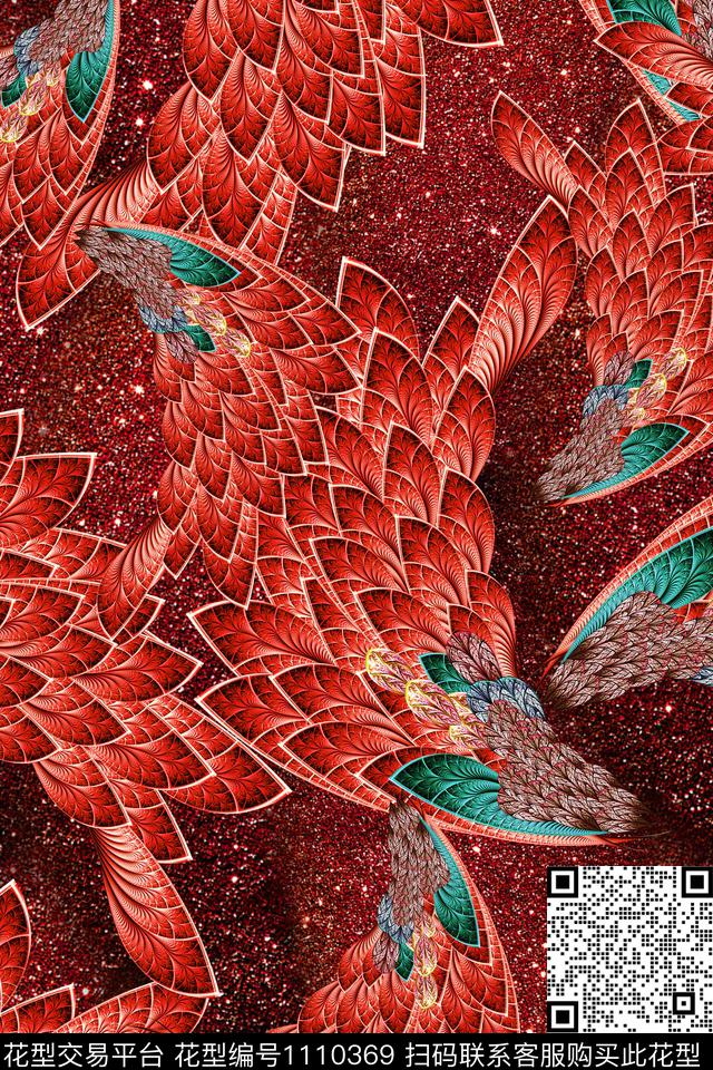 数码华亿平台肌理抽象数码印花华亿平台下载（图片编号: 1110369） - 瓦栏（Walan）