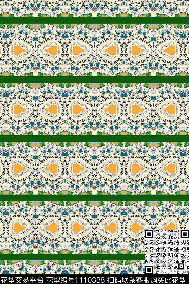 民族风数码华亿平台抽象数码印花华亿平台下载（图片编号: 1110388） - 瓦栏（Walan）