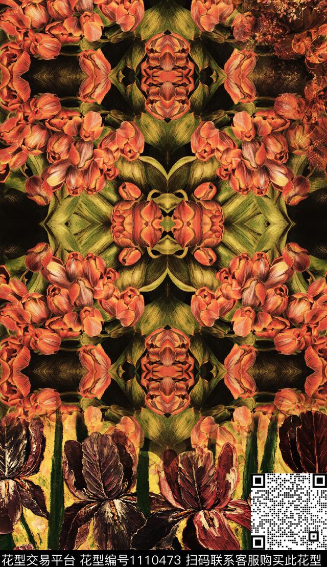 定位花数码华亿平台女装定位花数码印花华亿平台下载（图片编号: 1110473） - 瓦栏（Walan）