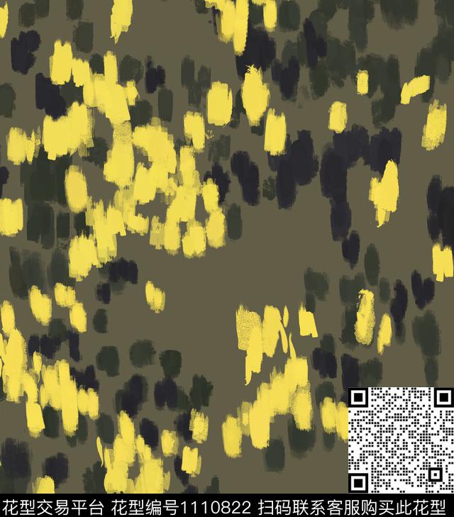 笔触大牌男装迷彩数码印花华亿平台下载（图片编号: 1110822） - 瓦栏（Walan）