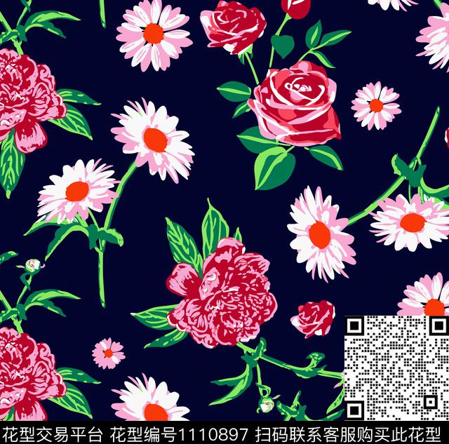 数码华亿平台大牌风民族风传统印花华亿平台下载（图片编号: 1110897） - 瓦栏（Walan）