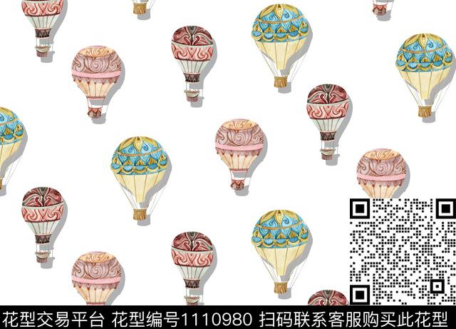 女装简欧气球数码印花华亿平台下载（图片编号: 1110980） - 瓦栏（Walan）