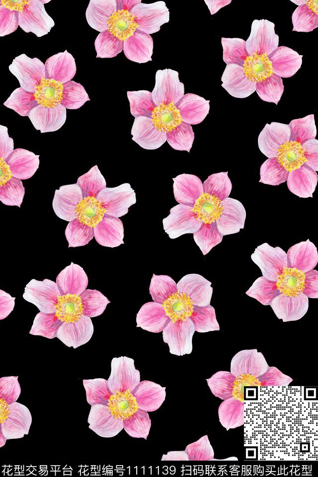 艺术大牌风定位花数码印花华亿平台下载（图片编号: 1111139） - 瓦栏（Walan）