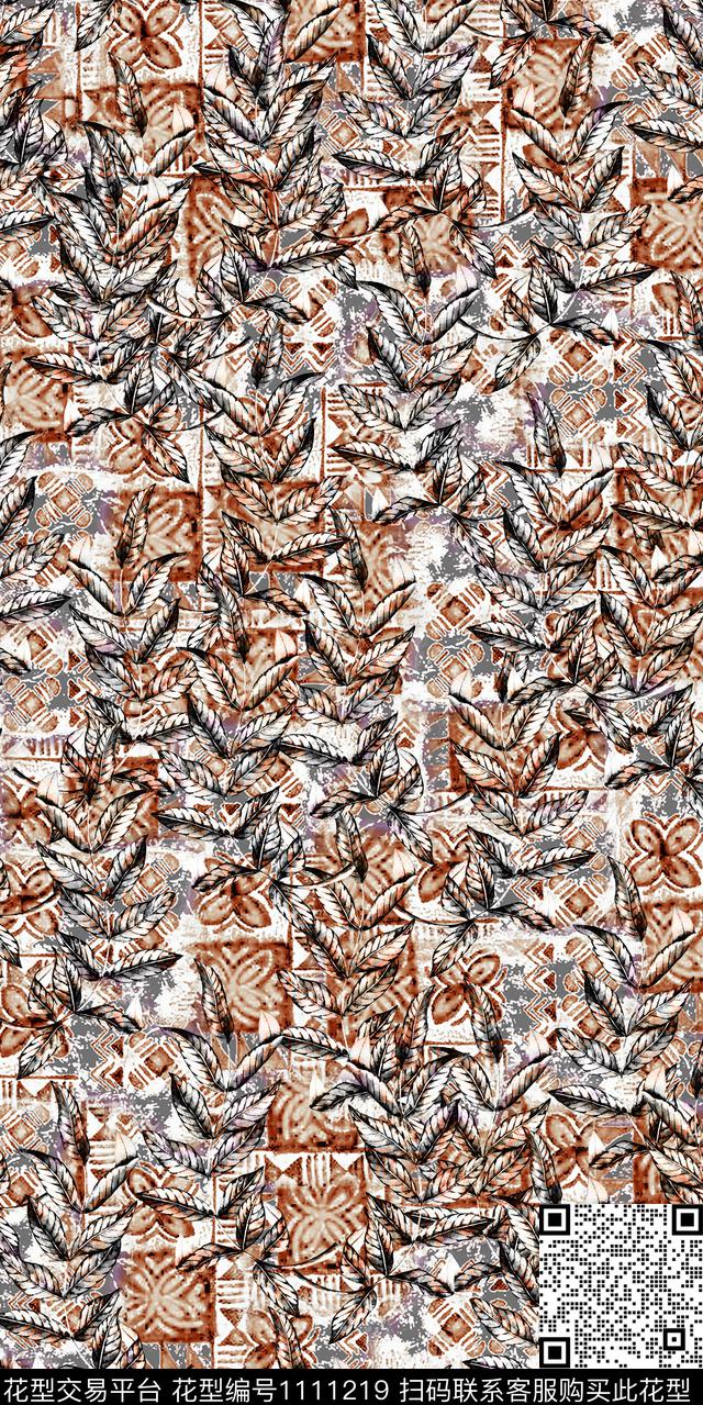 数码华亿平台大牌风民族风数码印花华亿平台下载（图片编号: 1111219） - 瓦栏（Walan）