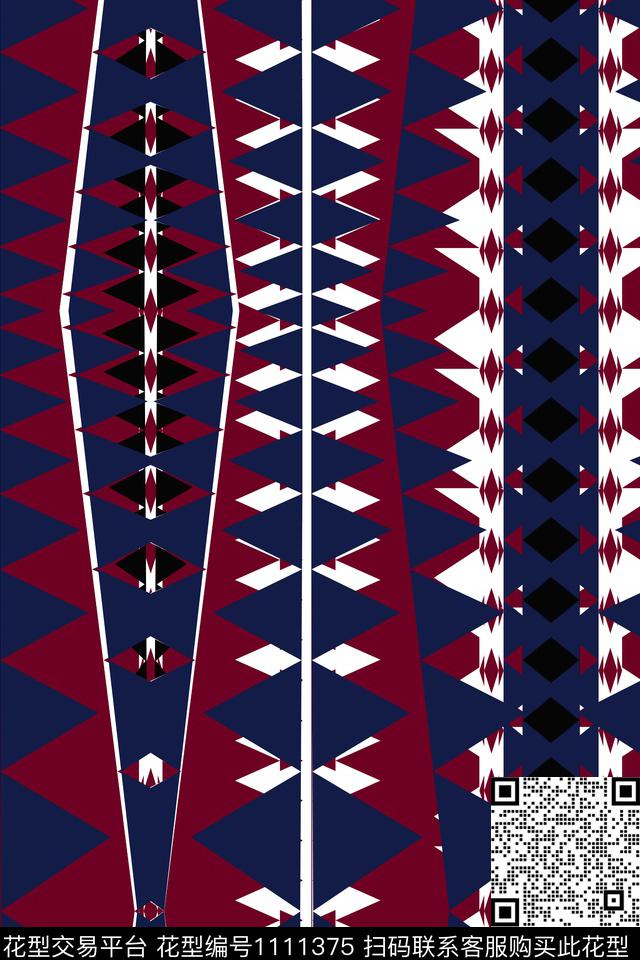 geometricshapesdesign传统印花华亿平台下载（图片编号: 1111375） - 瓦栏（Walan）