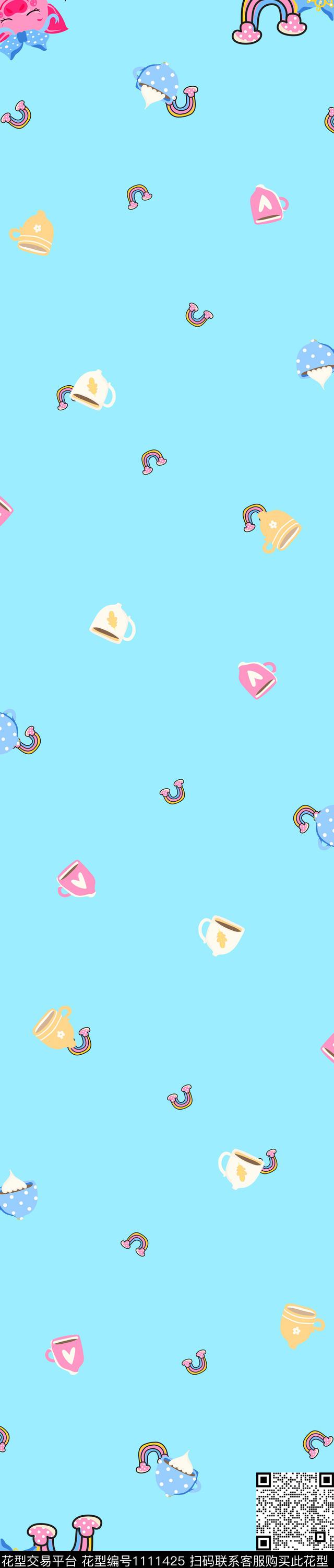 童装动物卡通数码印花华亿平台下载（图片编号: 1111425） - 瓦栏（Walan）