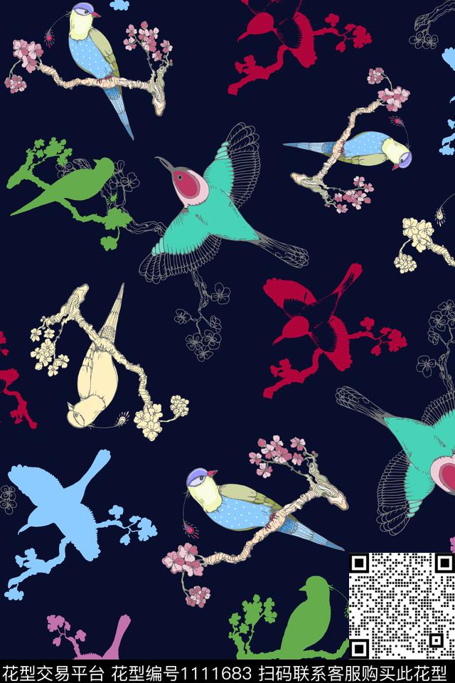 花卉小碎花数码印花华亿平台下载（图片编号: 1111683） - 瓦栏（Walan）