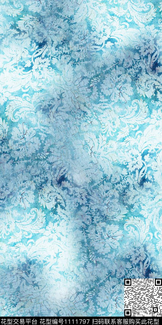 数码华亿平台女装复古数码印花华亿平台下载（图片编号: 1111797） - 瓦栏（Walan）