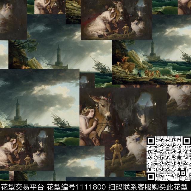 GIVENCHY男装VERSACE数码印花华亿平台下载（图片编号: 1111800） - 瓦栏（Walan）